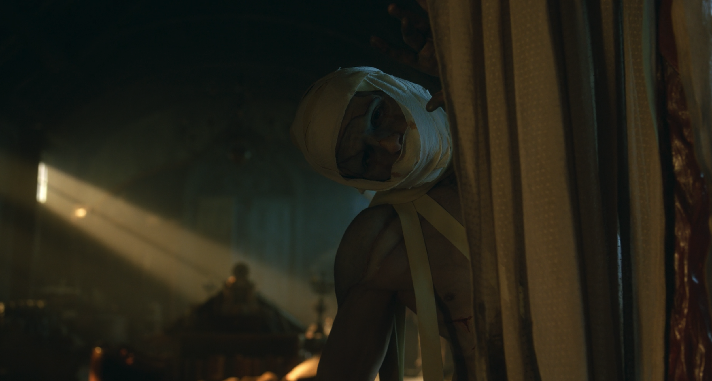 still image from the movie "frankenstein" 2025, an oscar nominated movie by del toro